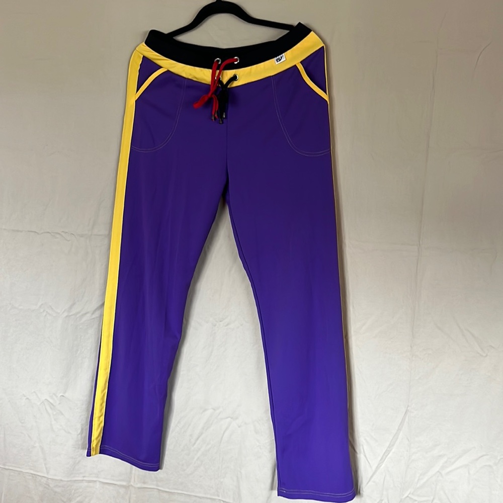 Purple Wang Jiang joggers for around the house, size M